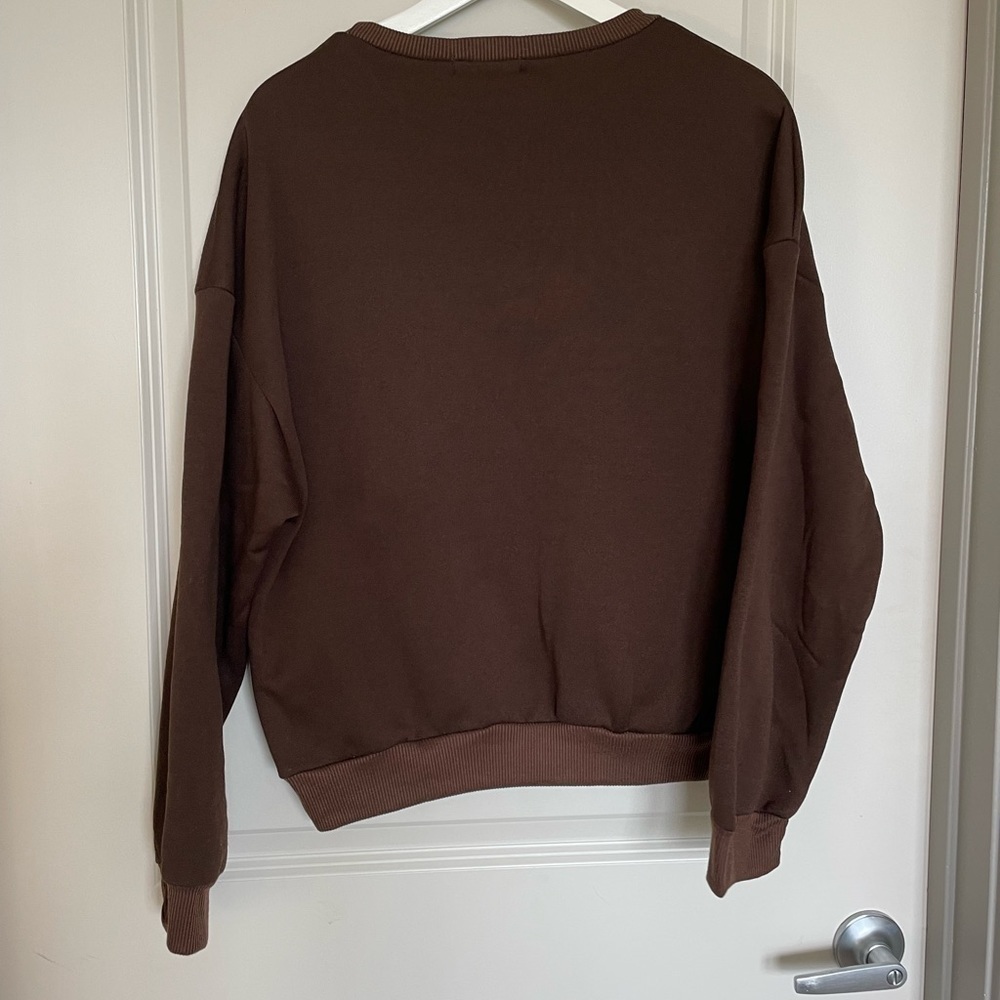 Shein Brooklyn Brown Sweater - Picture 5 of 7